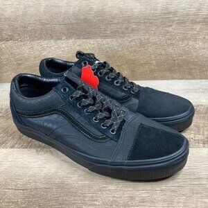 Vans Era Patchwork Mono Black Sneakers Snakeskin Croc Ostrich Suede Mens 12 NEW